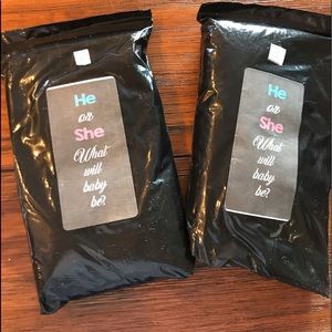 Gender reveal tire powder BOY- 2 packets included